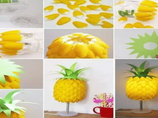 Cara membuat Lampu Hias dari Botol Bekas