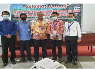 KETUA PD. PERPAMSI SUMBAR Hendra Pebrizal Buka Diklat Manajemen Perusahaan Air Minum Angkatan I di Bukittinggi