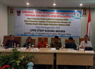 DPRD Kota Padang Gelar Bimtek 2025: Perkuat Fungsi Legislasi dan Pengawasan Anggaran Daerah