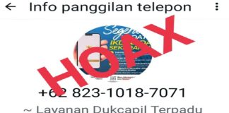 Beredar Nomor Penipuan Layanan Dukcapil, Warga Diminta Berhati-Hati