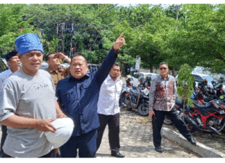 Sidak Komisi III DPRD Kota Padang , Pekerja Pembangunan Youth Center Tak Pakai APD