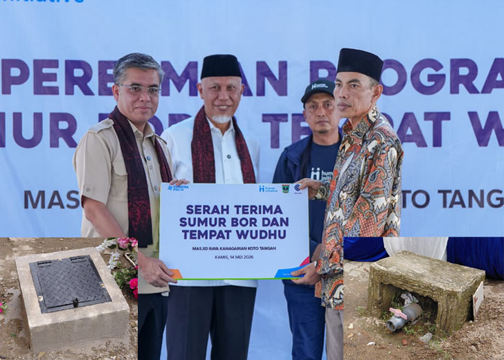 Human Initiative Bangun Sumur Bor untuk Warga Balai Gadang Padang