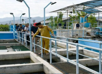 Wali Kota Padang Kunjungi Instalasi Pengolahan Air Perumda Kota Padang