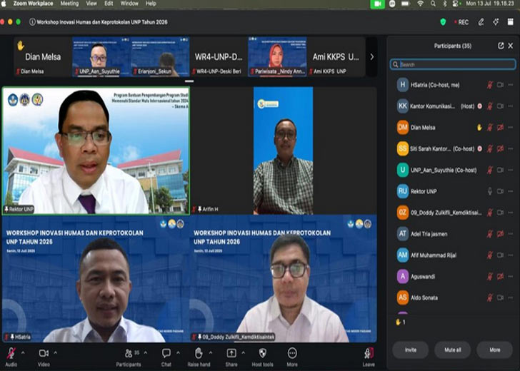 UNP Tingkatkan Kompetensi Humas dan Protokol untuk Perkuat Reputasi Institusi