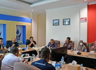 3 Perusahaan Air Kunjungi Perumda Air Minum Kota Padang Serentak