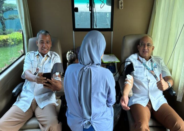 Tak Hanya Salurkan Air Bersih, Perumda AM Padang Tebar Harapan Lewat Donor Darah