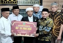 Wabup Solok Pimpin Safari Ramadhan di Nagari Talang, Serahkan Bantuan Rp25 Juta