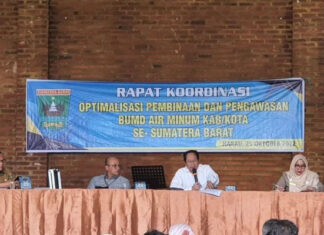 Perumda AM Kota Padang GelarRakor Optimalisasi Pembinaan dan Pengawasan BUMD Air Minum