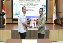 Wako Yota Balad Serahkan LKPD Kota Pariaman TA 2025 Ke BPK Perwakilan Sumbar