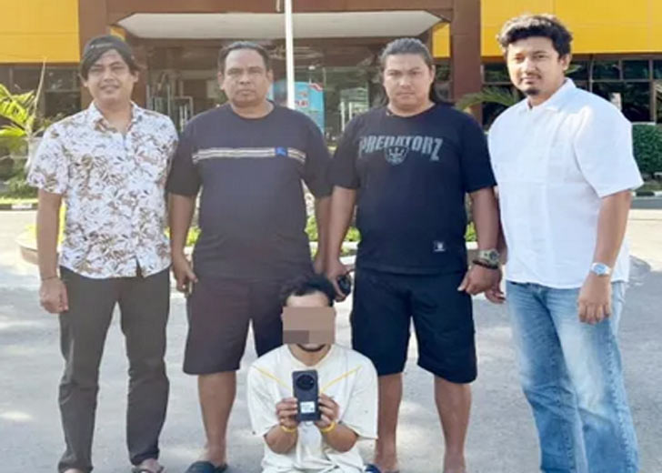 Tim Klewang Ringkus Pencuri HP Garin Masjid Raya Pasar Baru di Kuranji