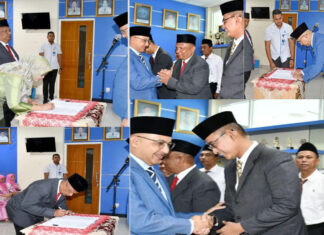 Lantik Pejabat Struktural, Berikut Pesan Dirut Perumda Air Minum Kota Padang