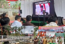 Presiden Prabowo Resmikan Jembatan Gantung di Padang Secara Daring