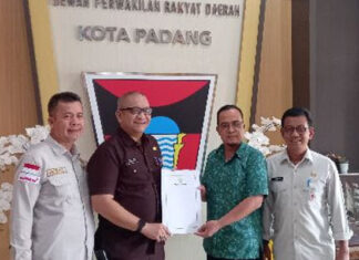 Walikota Padang Serahkan Nama Calon Wawako ke DPRD