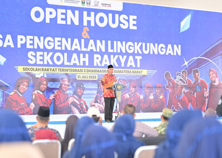 Kisah Anak Buruh Angkut Jadi Gubernur, Mahyeldi Kobarkan Semangat Siswa Sekolah Rakyat