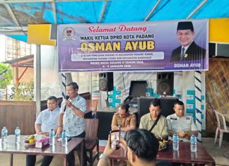 Reses DPRD Padang, Osman Ayub Minta Penanganan Serius Pascabanjir Bandang