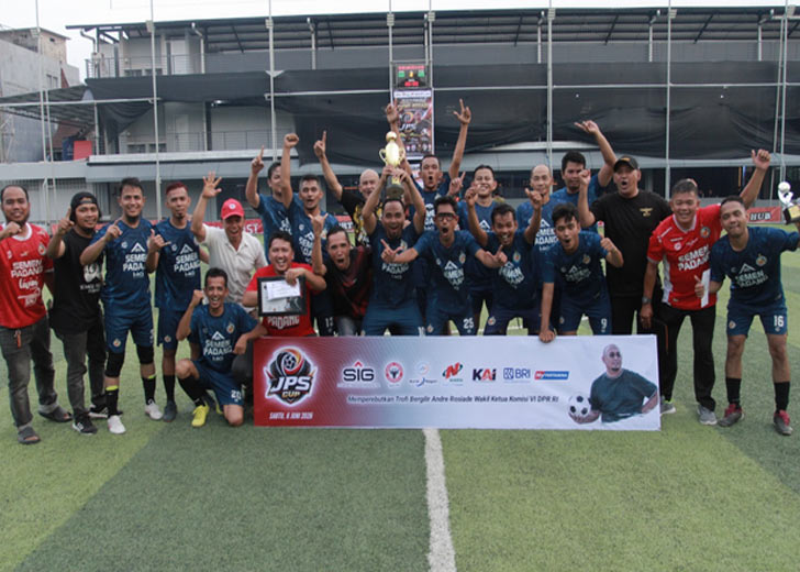 Dominan Sejak Penyisihan, Humas FC Semen Padang Kampiun Mini Soccer JPS Cup 2026