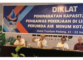 Perumda AM Kota Padang Gelar Diklat Peningkatan Kapasitas SDM Pengawas Pekerjaan