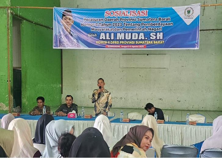 Ali Muda Perkuat Pemberdayaan Nagari, Masyarakat Lembah Melintang Diajak Aktif dalam Pembangunan