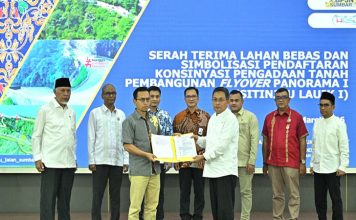 Serah Terima Lahan Flyover Sitinjau Lauik, Proyek Strategis Sumbar Kian Dekat Dibangun