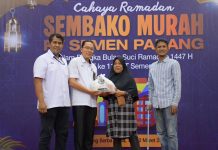 Ramadan Berkah! Semen Padang Salurkan 4.000 Paket Sembako Murah