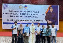 Anggota DPR RI Lisda Hendrajoni Sosialisasikan Empat Pilar Kebangsaan Bersama DPW-MOI Sumbar