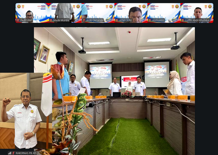 Ketum AFI Prof. Ganefri Buka Rakernas AFI Tahun 2026 di UNP