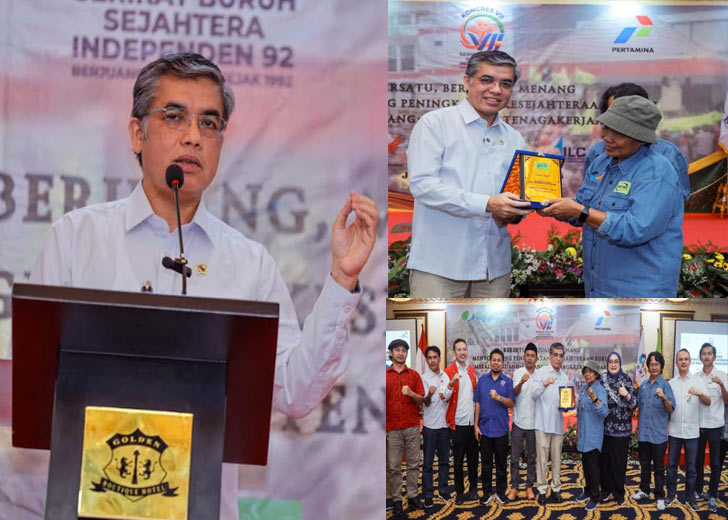 Menaker Ajak Serikat Pekerja Kokohkan Kompetensi Hadapi Reformasi Dunia Kerja