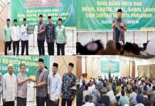 Yota Balad Serahkan Pendistribusian Zakat dari BAZNAS kepada 1.096 Petugas Keagamaan