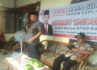 Awal Tahun 2024, Wakil Ketua DPRD Kota Padang Jemput Aspirasi Masyarakat Nanggalo Padang Utara