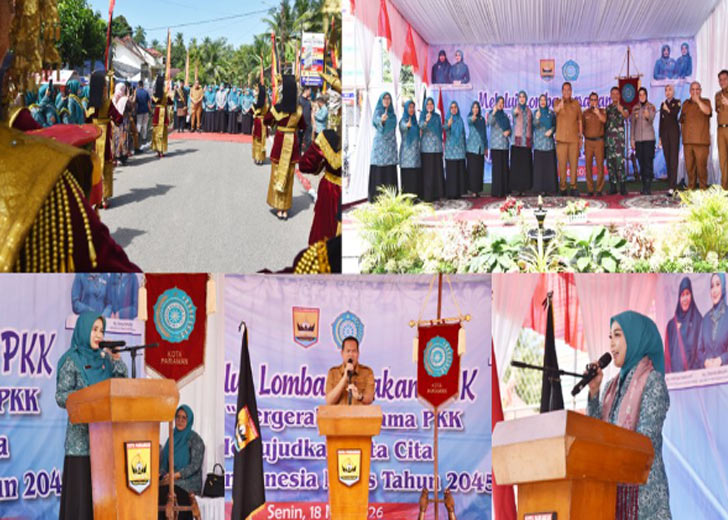 Yota Balad Sambut Kedatangan Tim Penilai Lomba Gerakan PKK Provinsi Sumbar