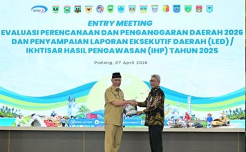 Pemprov Sumbar Gandeng BPKP Evaluasi Perencanaan 2026