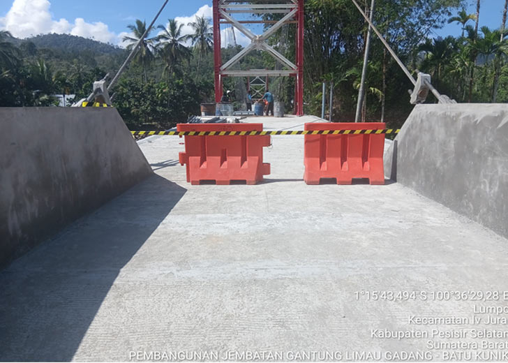 Pembangunan Jembatan Limau Gadang Tuntas, Masyarakat Apresiasi Kinerja Satker PJN II Sumbar