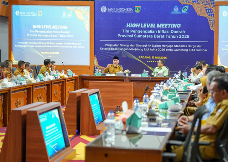 Gubernur Mahyeldi Optimistis Ekonomi Sumbar Terus Tumbuh Positif