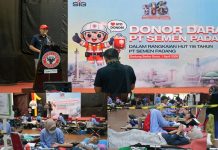 Sinergi Kemanusiaan di HUT ke-116, Donor Darah Semen Padang Berhasil Kumpulkan 369 Kantong Darah