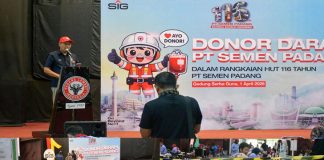 Sinergi Kemanusiaan di HUT ke-116, Donor Darah Semen Padang Berhasil Kumpulkan 369 Kantong Darah