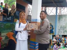 Aipda Dian Wihendro Ratno Ajak BKKBN dan Posyandu Berikan Makanan dan Susu Gratis untuk Anak di PAUD Cempaka Putih
