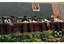 DPRD Kota Padang Rapat Paripurna Penyampaian Pendapat Akhir FraksiTerhadap KUA PPAS TA. 2025