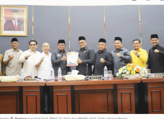 DPRD dan Pemko Padang Sepakati KUA-PPAS TA 2024 dan RPJPD 2025-2045
