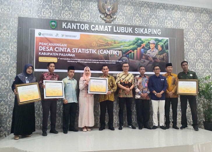 Wabup Pasaman Resmi Canangkan Desa Cantik 2026 untuk Perkuat Tata Kelola Data Nagari