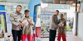 Kegiatan Jumat Berkah: Aipda Dian Wihendro Ratno Bantu Warga Kurang Mampu