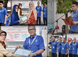 Perumda Air Minum Kota Padang Gelar Pelepasan Purna Bhakti dan Pemberhentian Hormat Bagi Almarhum Bapak Febrian