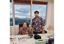 Pimpinan Redaksi Padang TIME Naufal Zahtian S.Kom Audiensi Dengan Dr. (H.C.) Ir. M.Shadiq Pasadigoe Komisi XIII DPR RI