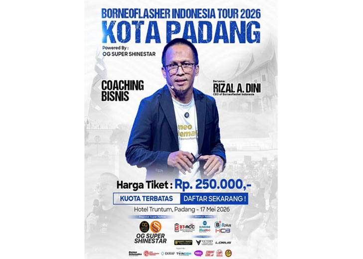 Didukung Kemenparekraf, Borneo Flasher Tour Siap Tingkatkan Kompetensi Teknisi Padang