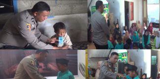 Anggota Polisi di Padang Gelar Bakti Sosial untuk Masyarakat Kurang Mampu