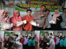 40 Anak Yatim Terima Santunan dari Polsek Lubeg dan Yayasan Berkah Amal Salih