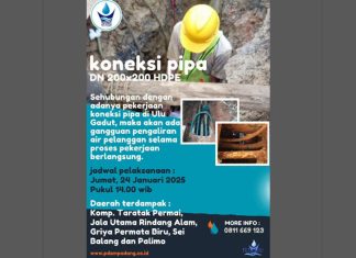 Gangguan Pengaliran Air di Beberapa Wilayah Ulu Gadut pada 24 Januari 2025