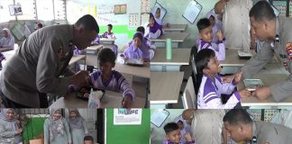 Kisah Haru di SDN 32 Banuaran, Polisi Berikan Makanan Gratis untuk Anak-anak Kurang Mampu