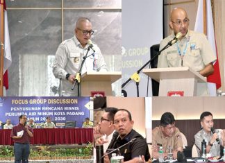 Di Pimpin Pj Wali Kota Padang, Perumda Air Minum Kota Padang Gelar FGD Penyusunan Rencana Bisnis 2026-2030