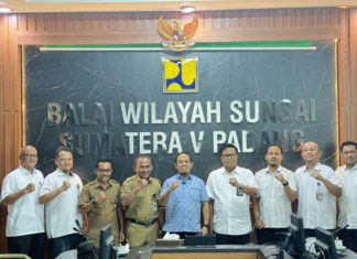 Kunjungan Kerja Muharlion ke BWS V Bahas Progres Penanganan Banjir di Kota Padang