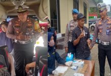 Satlantas Kabupaten Solok Sukseskan Operasi Keselamatan Singgalang 2025